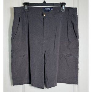 Chaps Golf Performance Cargo Shorts‎ Men's 38 Charcoal Gray